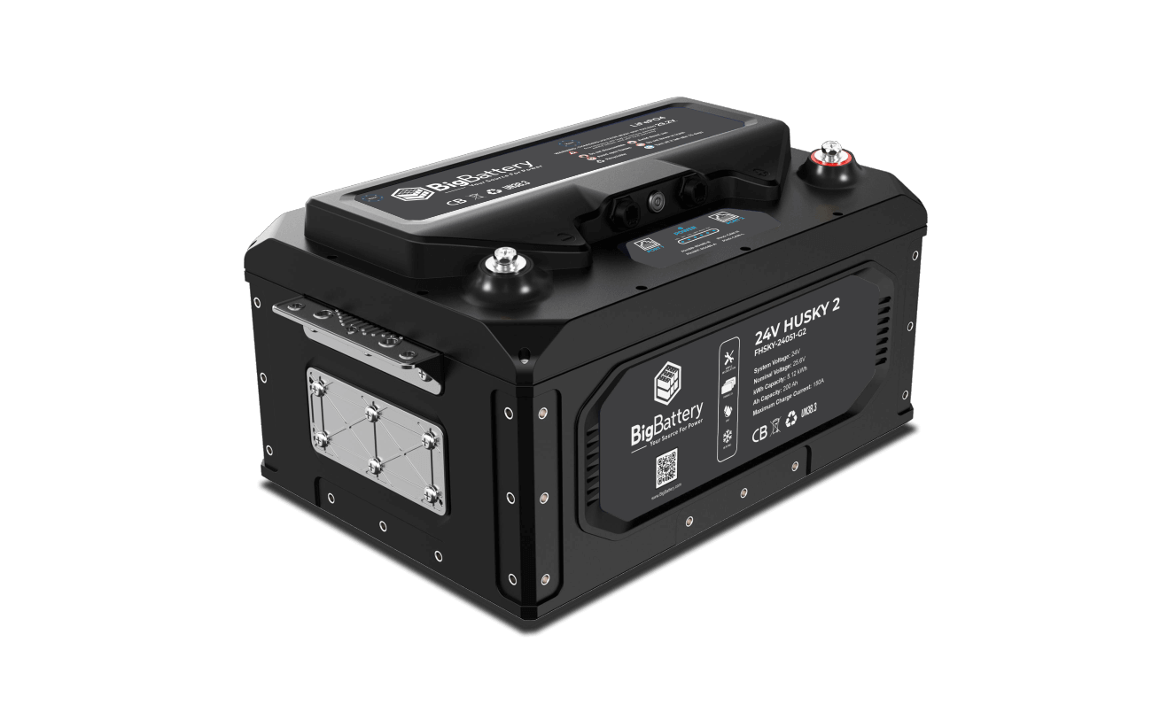 24V HUSKY 2 INV Lithium Battery 5.12Kwh 200Ah | LiFePO4 |