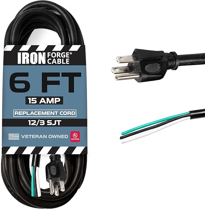 6' 15amp Cord Option for UPS Charging