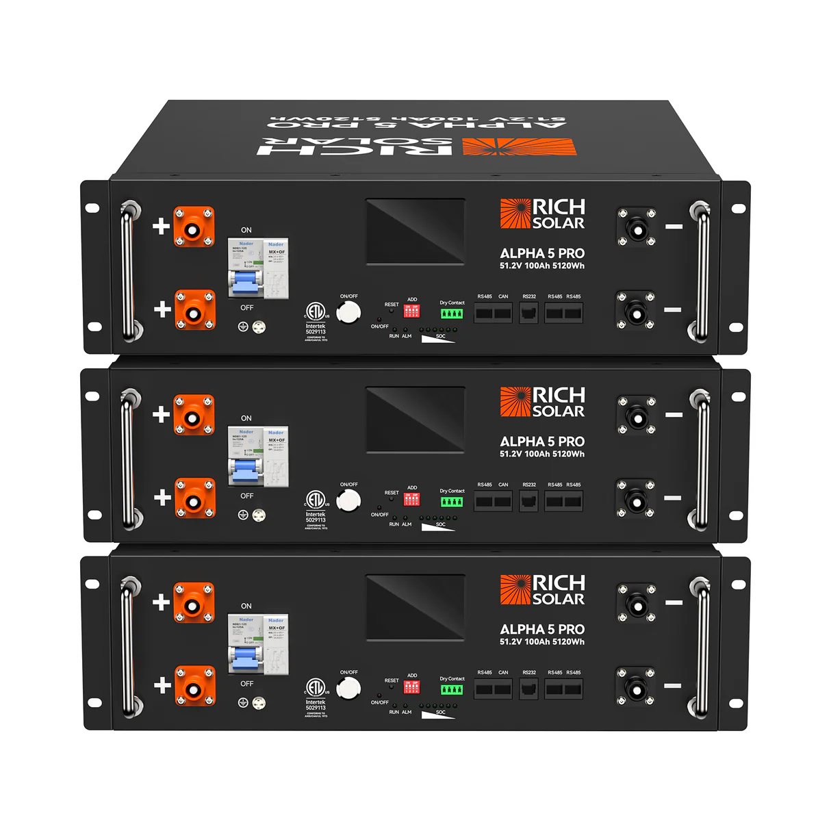 ALPHA 5 PRO | 51.2V 100Ah LiFePO4 Battery | Premium 48V Server Rack Lithium Battery