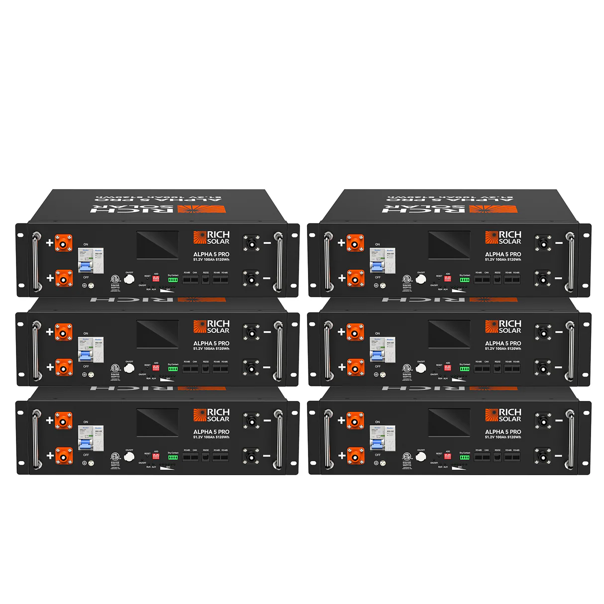 ALPHA 5 PRO | 51.2V 100Ah LiFePO4 Battery | Premium 48V Server Rack Lithium Battery