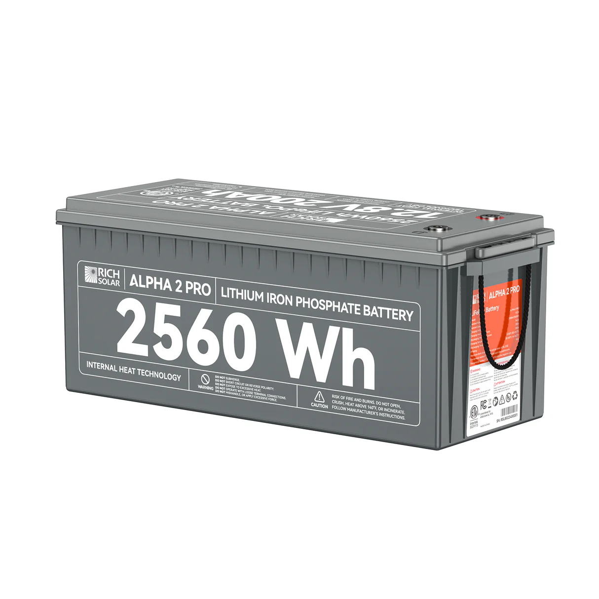 ALPHA 2 PRO | 12V 200Ah LiFePO4 Battery | Premium 12V