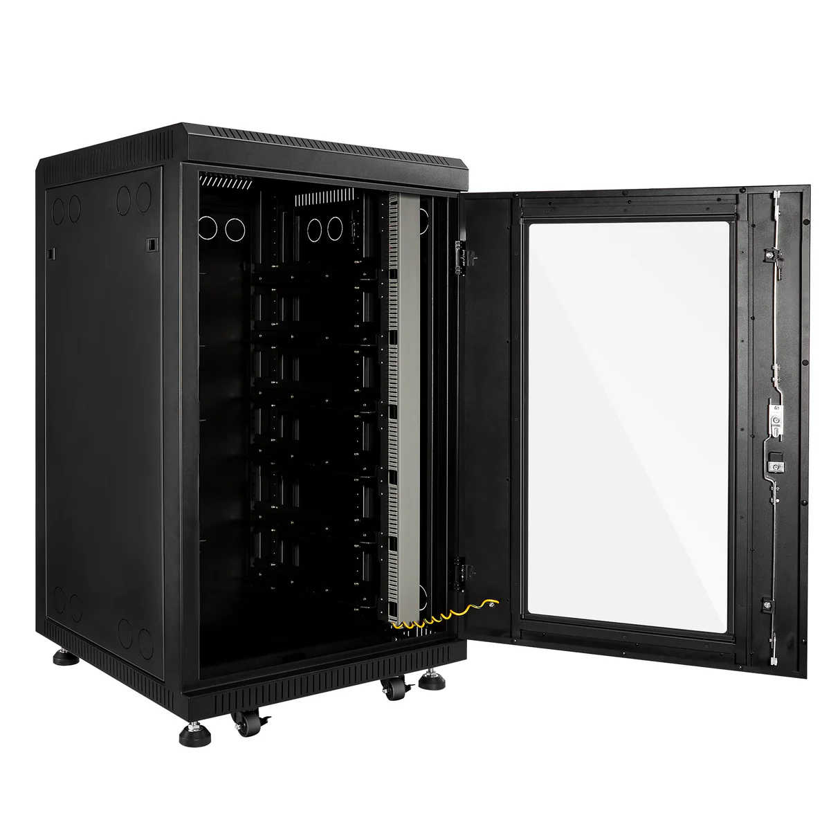 Battery Server Rack for ALPHA 5 PRO | 6-Slot Enclosed Battery Cabinet |