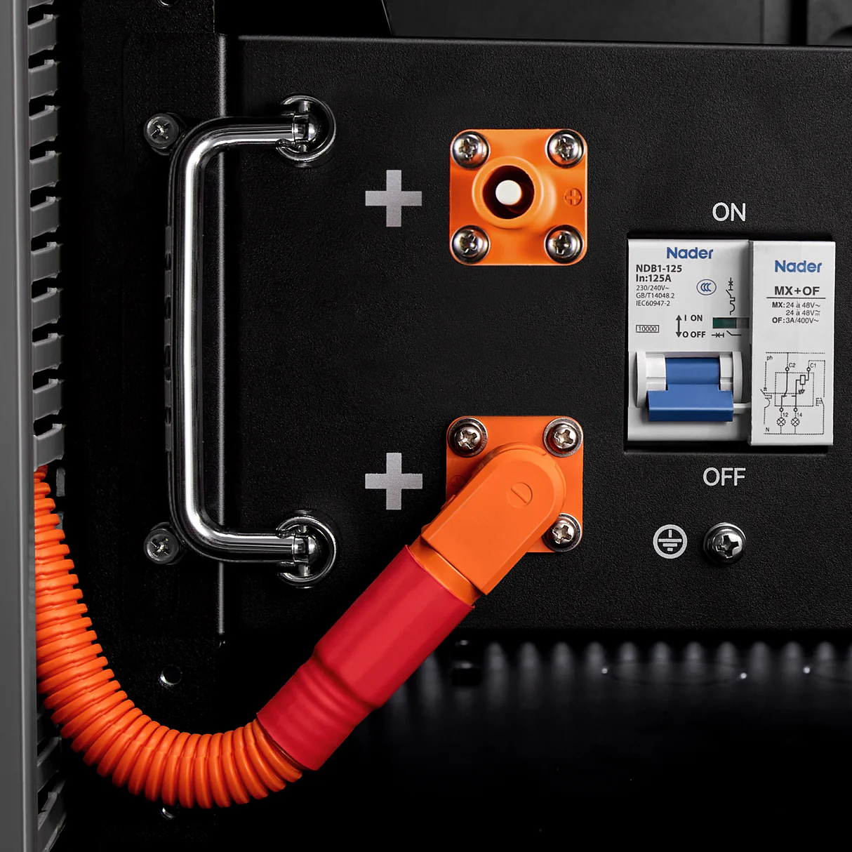 Battery Server Rack for ALPHA 5 PRO | 6-Slot Enclosed Battery Cabinet |