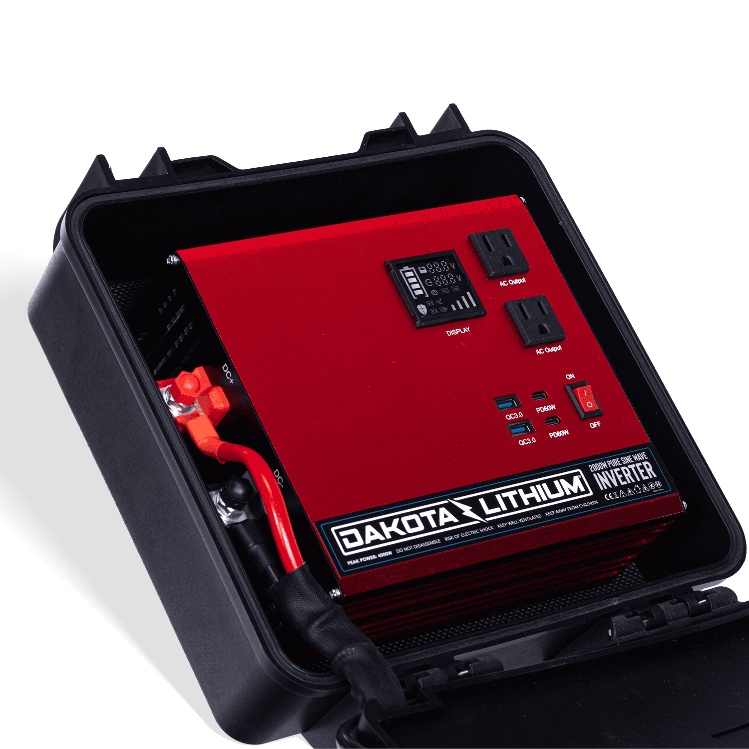 Powerbox+ 135 Waterproof Solar Generator, 12V 135Ah DL+ 1,000CCA Battery Included