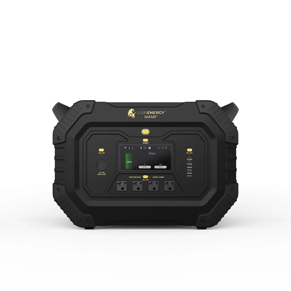 Lion Safari 3000w Solar Power Portable Generator