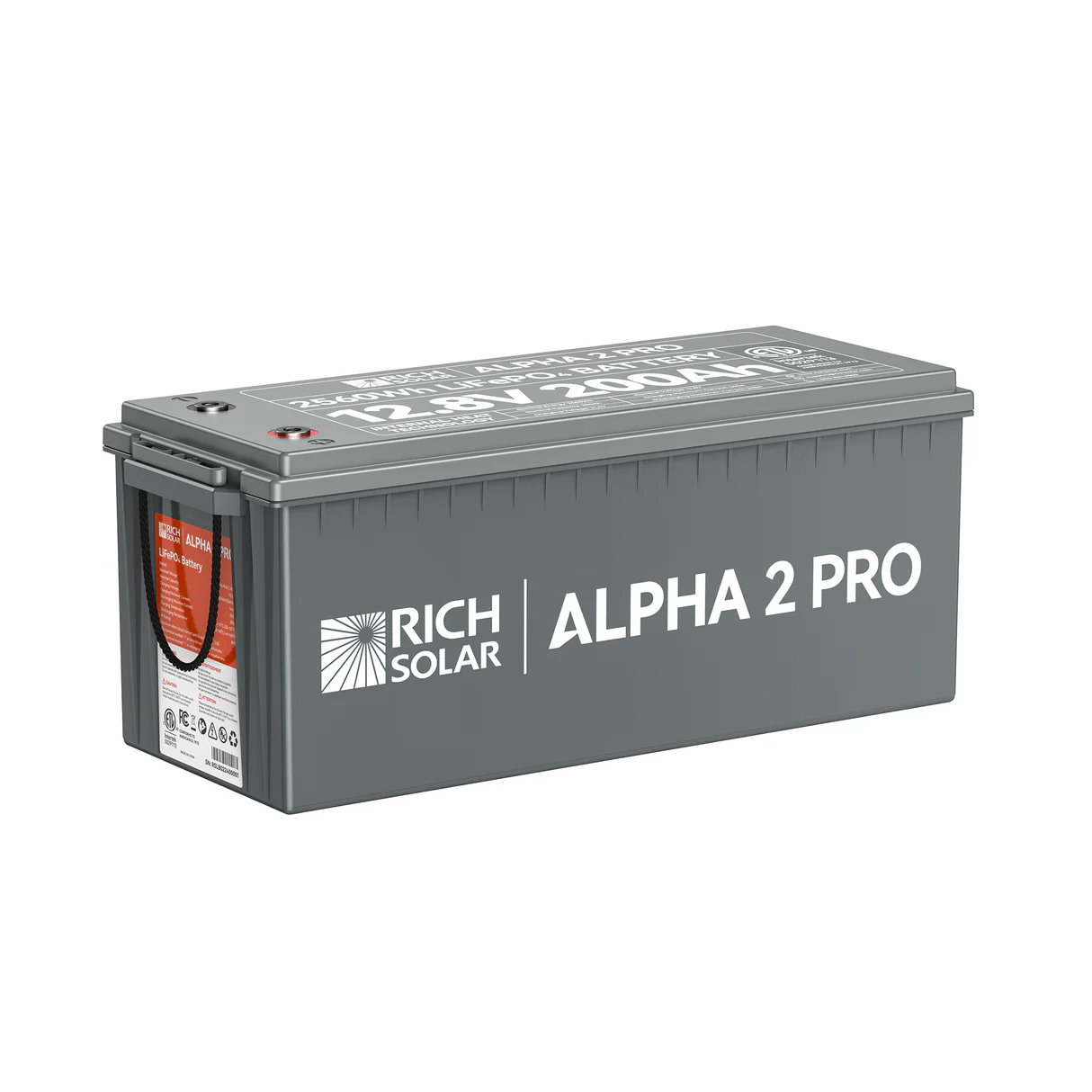 ALPHA 2 PRO | 12V 200Ah LiFePO4 Battery | Premium 12V