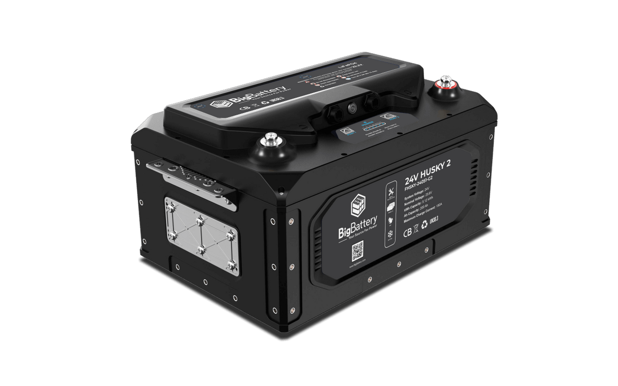 24V HUSKY 2 INV Lithium Battery 5.12Kwh 200Ah | LiFePO4 |