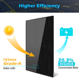 370w Mono Black PERC Solar Panel (2 Pack)