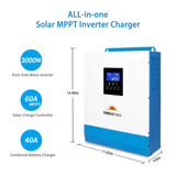 Solar Kit 3000W 24V Inverter (2) 100ah 120V output Lithium Batteries (4) 200 Watt Solar Panels