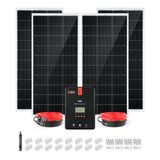 800 Watt Solar Kit - Panels and Controller