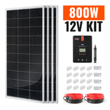 800 Watt Solar Kit - Panels and Controller