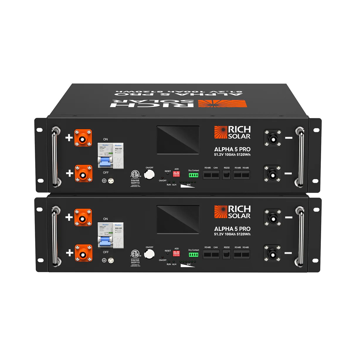 ALPHA 5 PRO | 51.2V 100Ah LiFePO4 Battery | Premium 48V Server Rack Lithium Battery