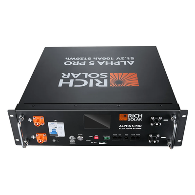 ALPHA 5 PRO | 51.2V 100Ah LiFePO4 Battery | Premium 48V Server Rack Lithium Battery
