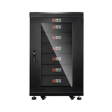 Battery Server Rack for ALPHA 5 PRO | 6-Slot Enclosed Battery Cabinet |