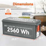 ALPHA 2 PRO | 12V 200Ah LiFePO4 Battery | Premium 12V