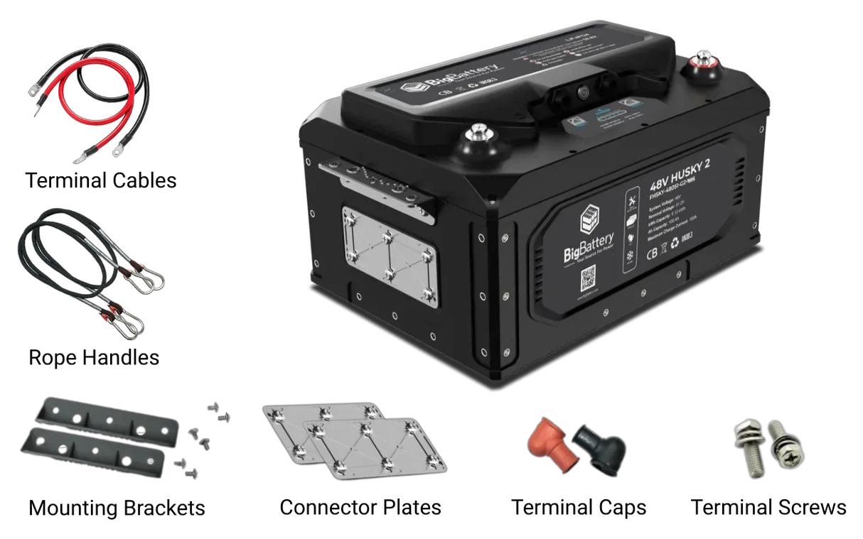 48V HUSKY 2  Lithium Battery 5.12Kwh 100Ah | LiFePO4 |