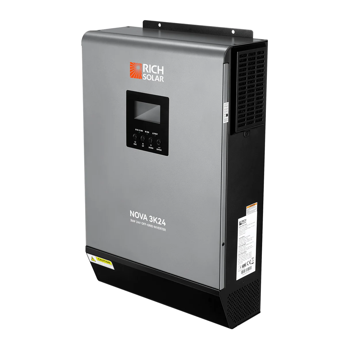 NOVA MAX 3K | 3000 Watt (3kW) 24 Volt Off-Grid Hybrid Solar Inverter // Charger